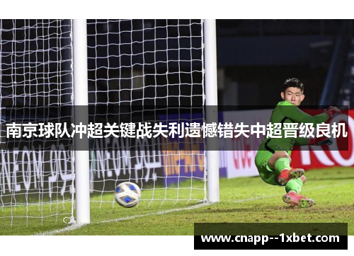 南京球队冲超关键战失利遗憾错失中超晋级良机 南京球队冲超关键战失利遗憾错失中超晋级良机